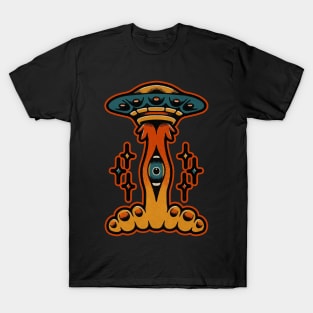 Drew this spacey little ufo T-Shirt